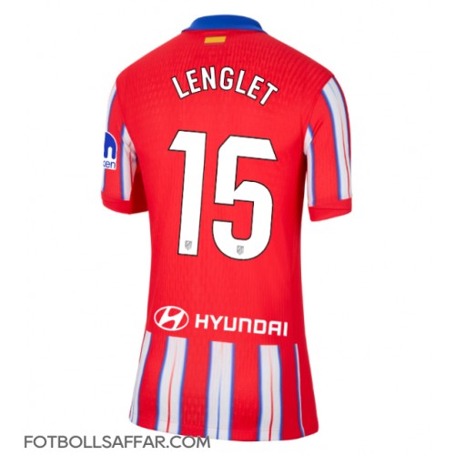 Atletico Madrid Clement Lenglet #15 Hemmatröja Dam 2024-25 Kortärmad